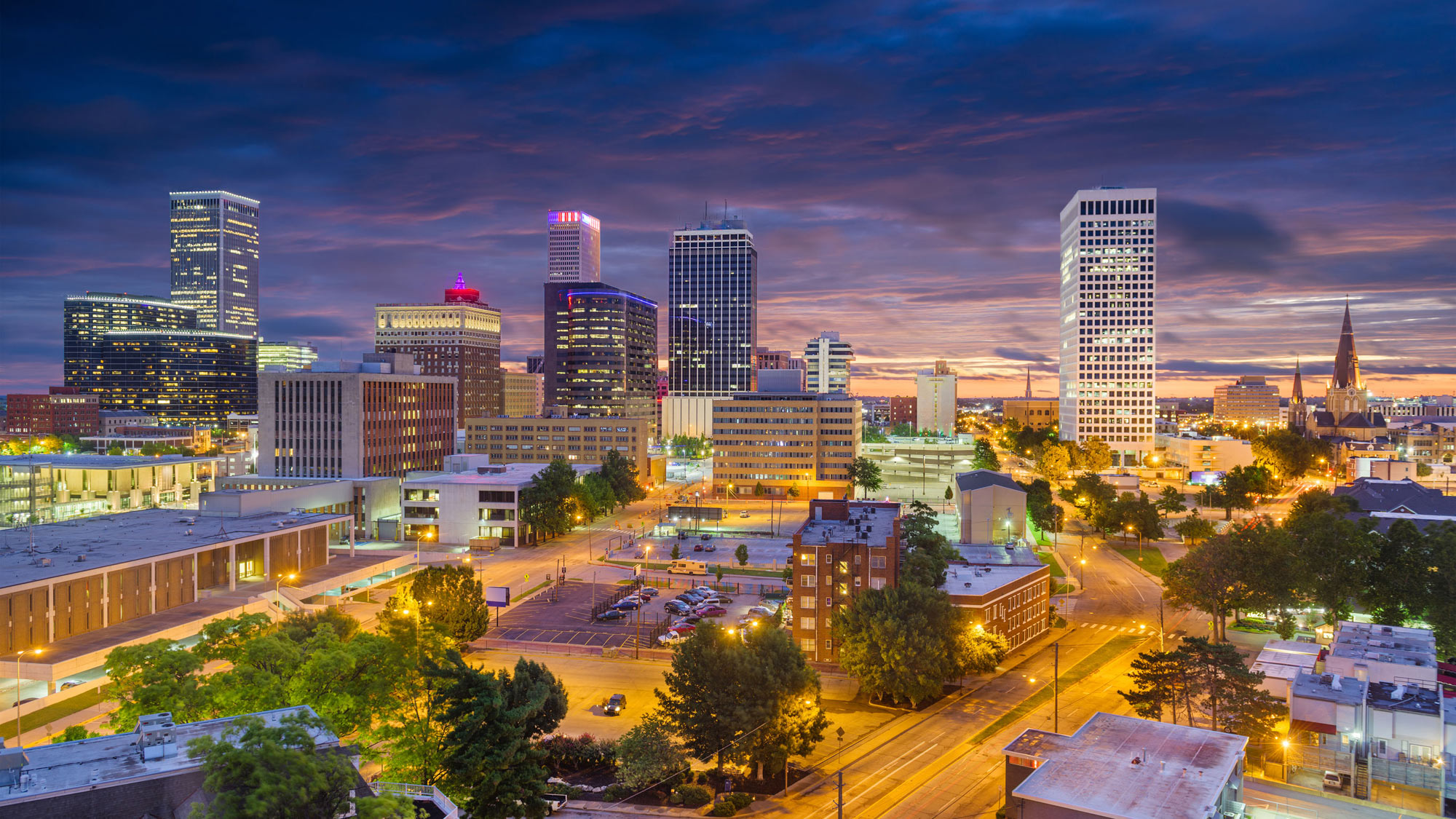Tulsa downtown skyline